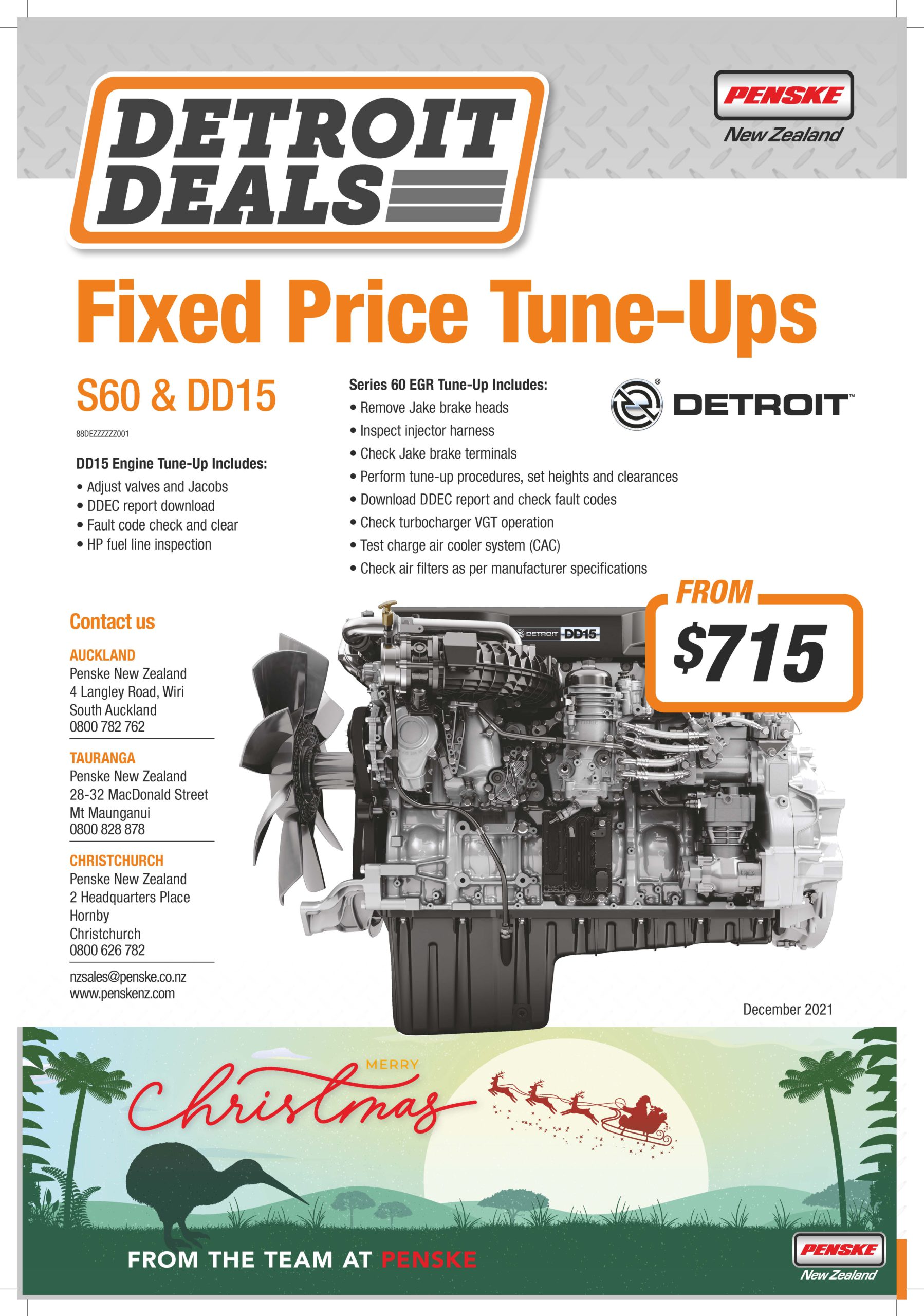 Detroit Deals – Fixed Price Tune-Ups