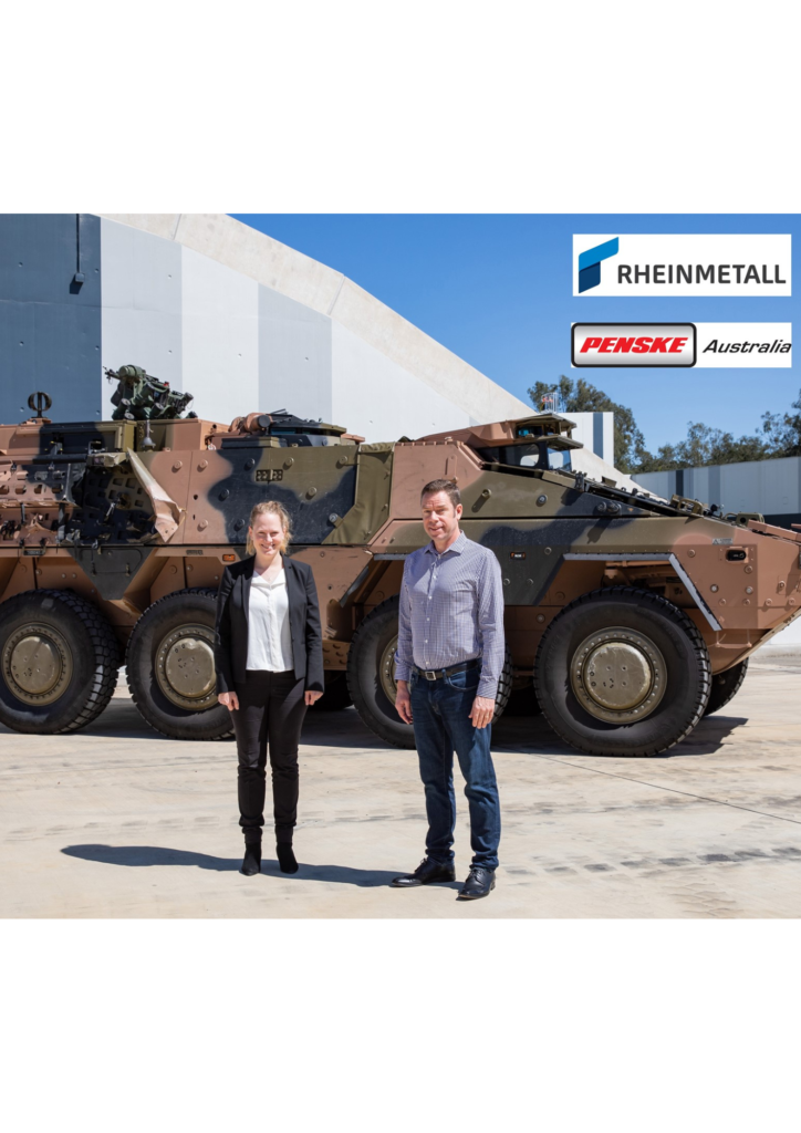 Penske Australia and Rheinmetall Defence Australia Sign Deed to Power Land 400 Phase 2 Boxers