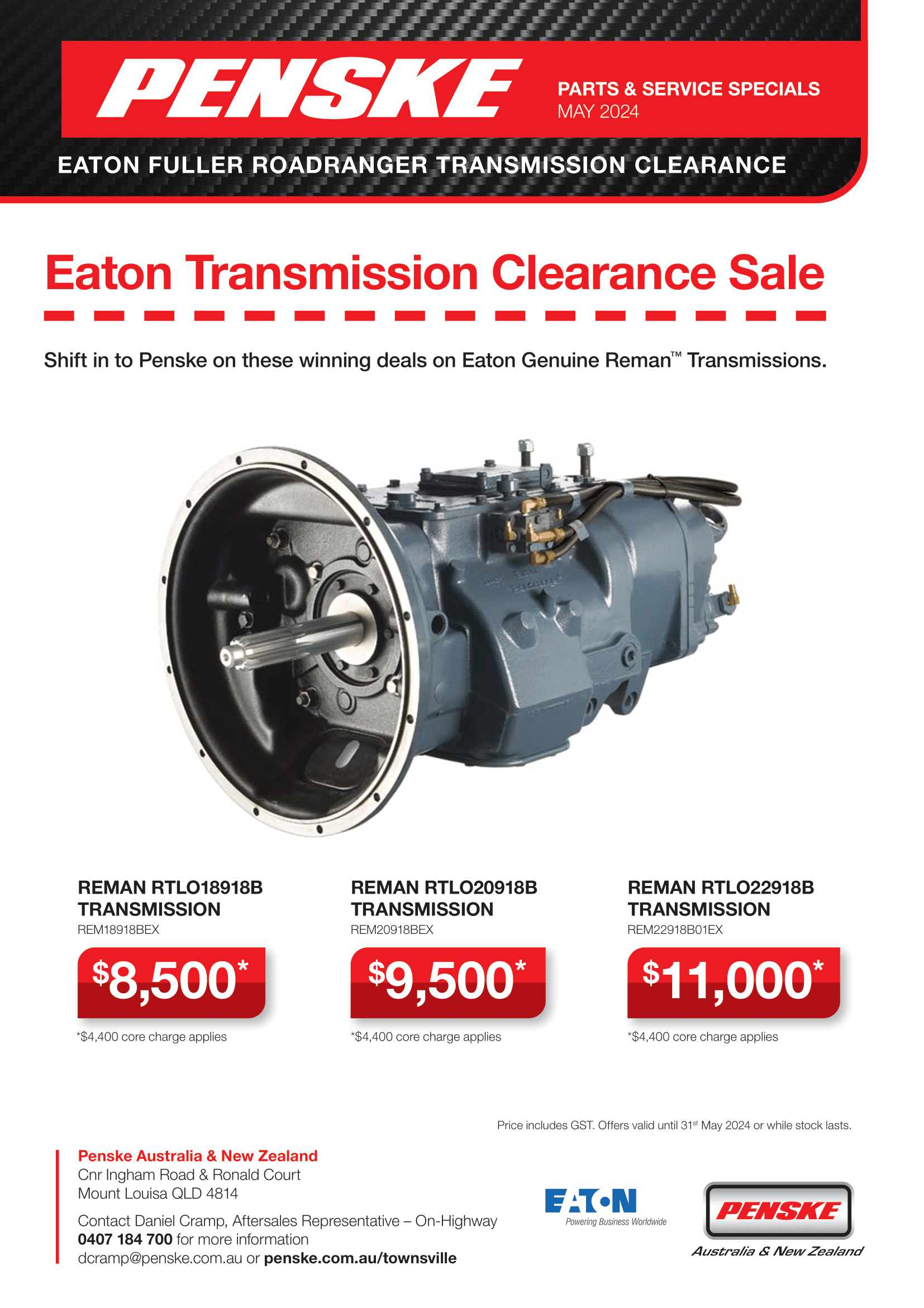 Eaton Transmission Clearance Sale