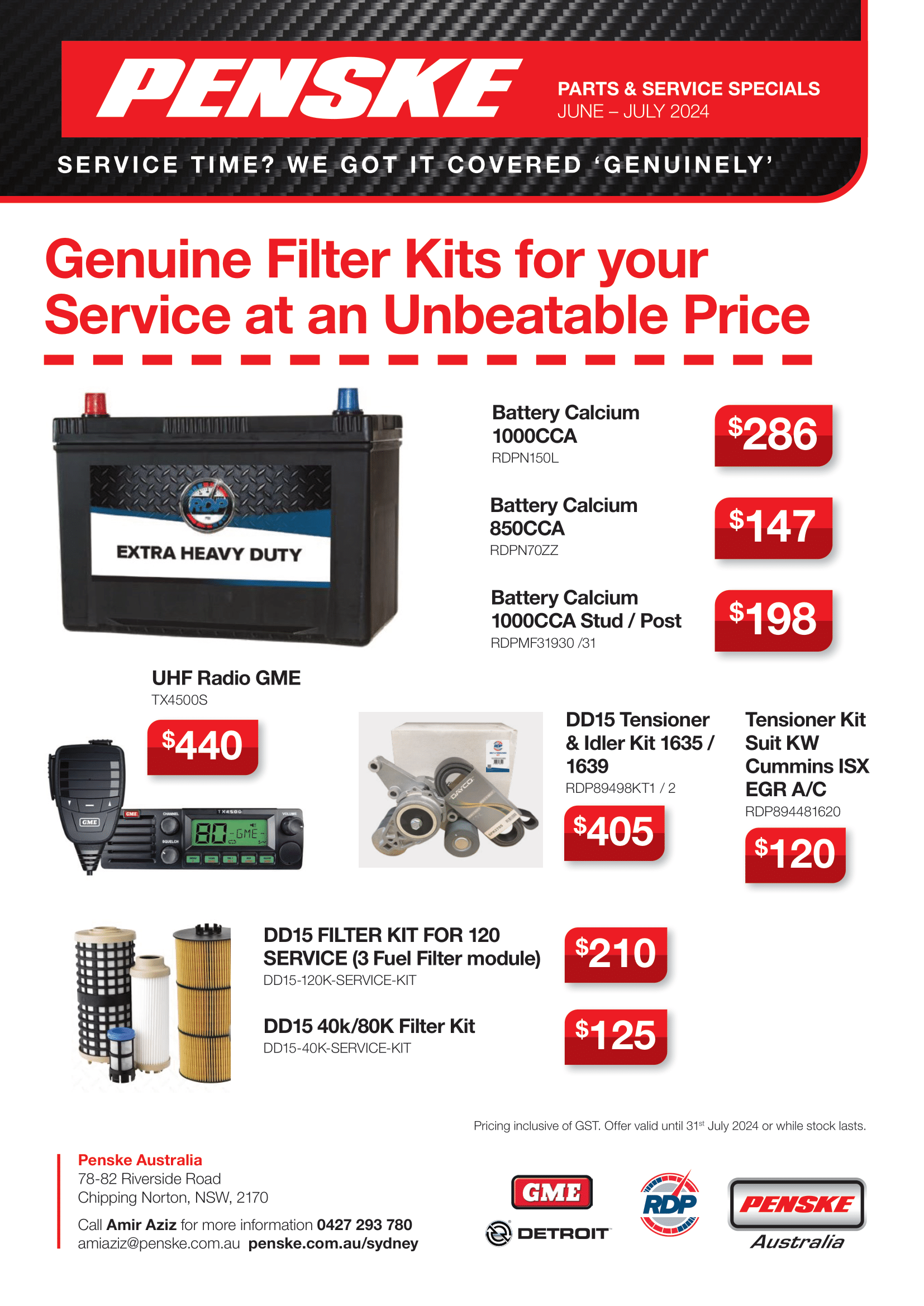 Filter Kits Promotion
