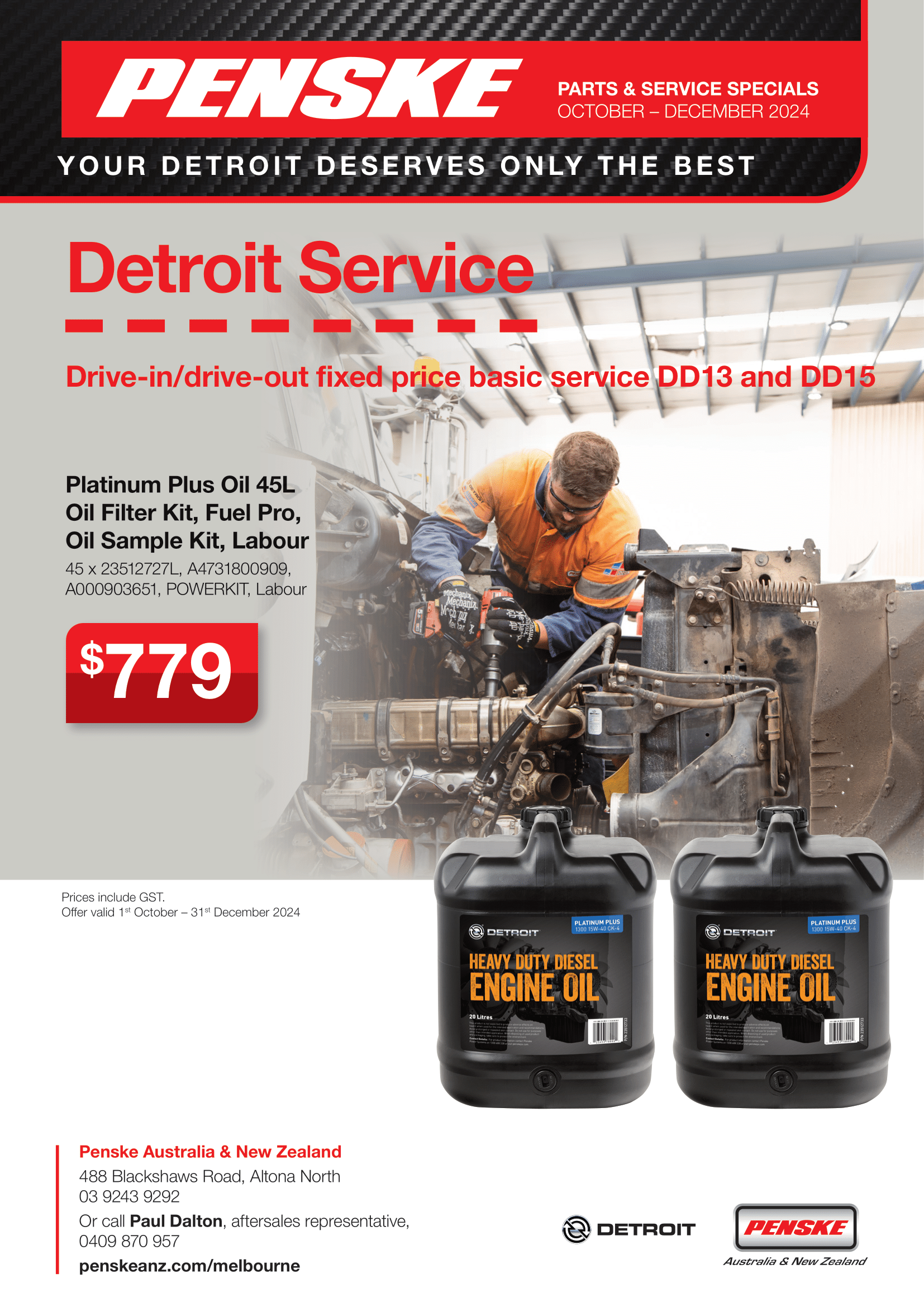 Detroit Service Promotion