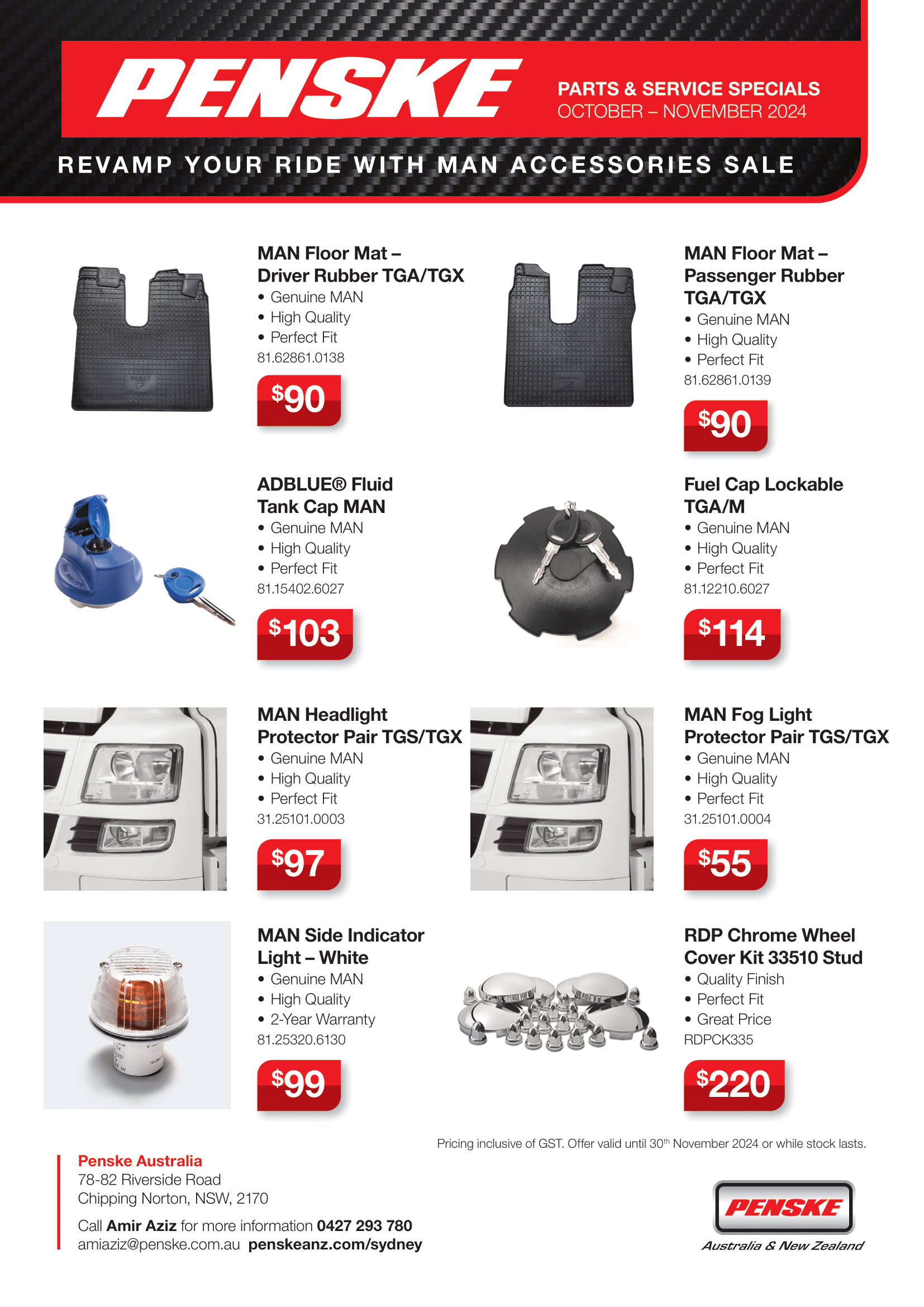 MAN Service Parts