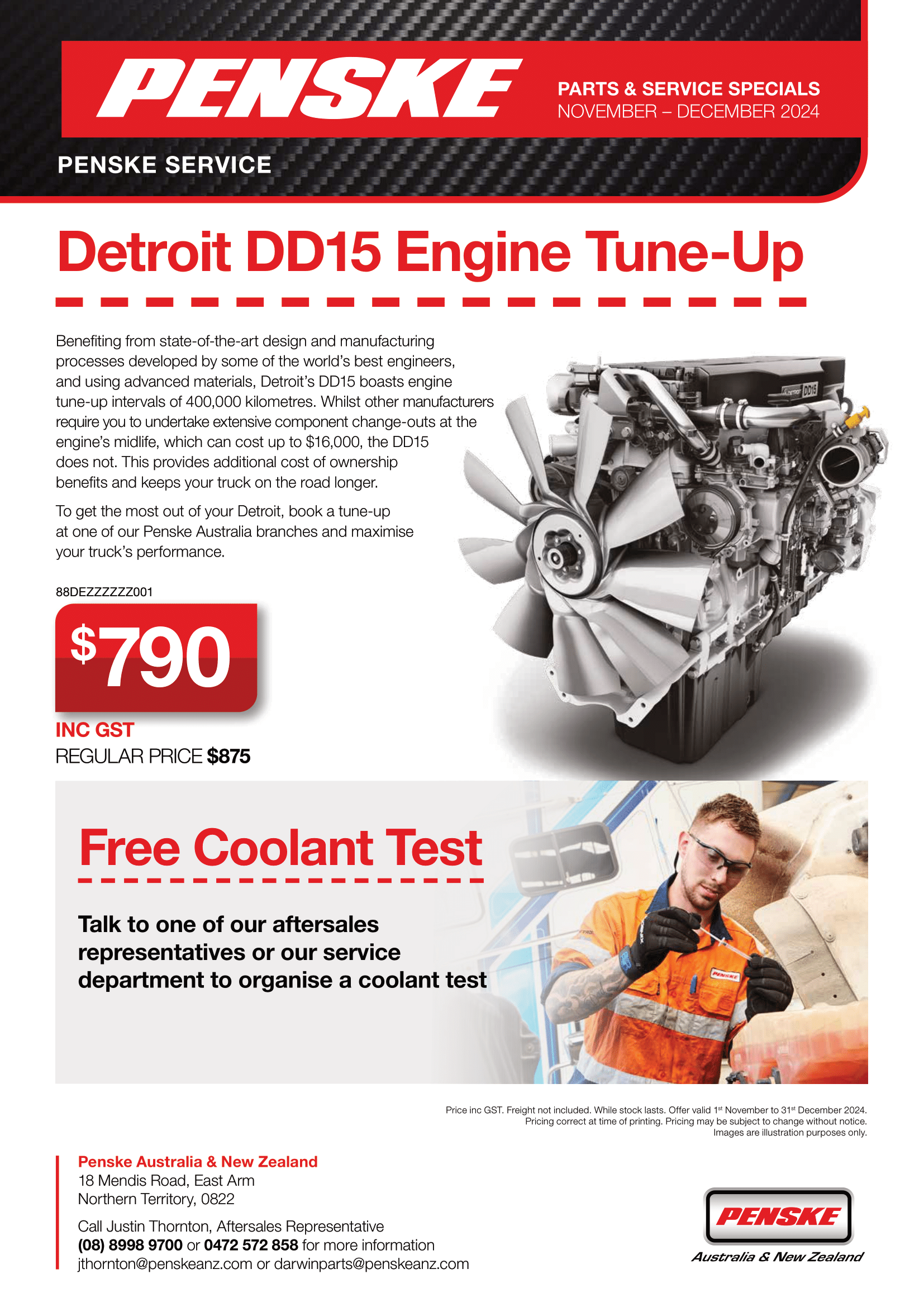 Detroit DD15 Engine Tune Up