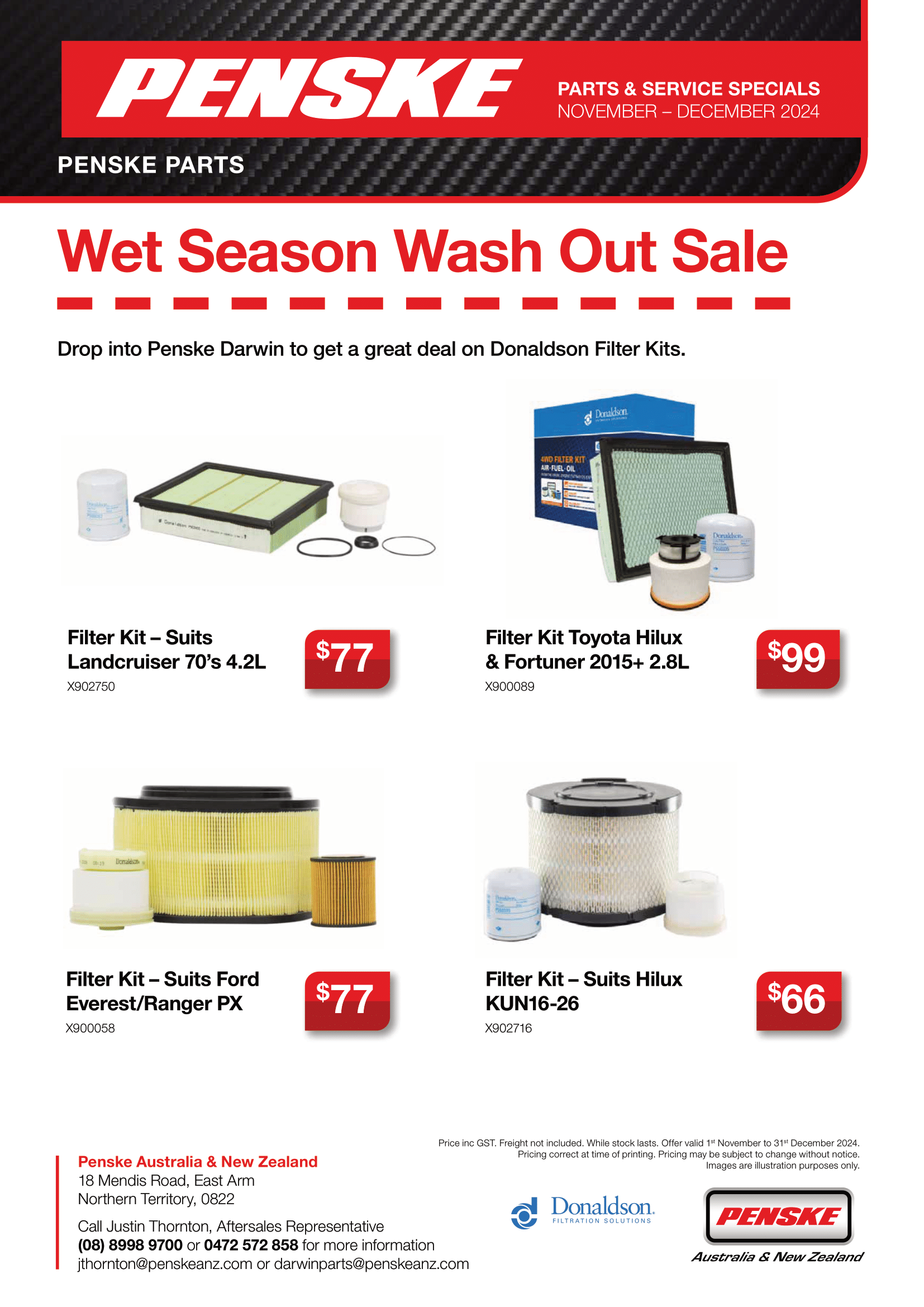 Wet Season Wash Out Sale